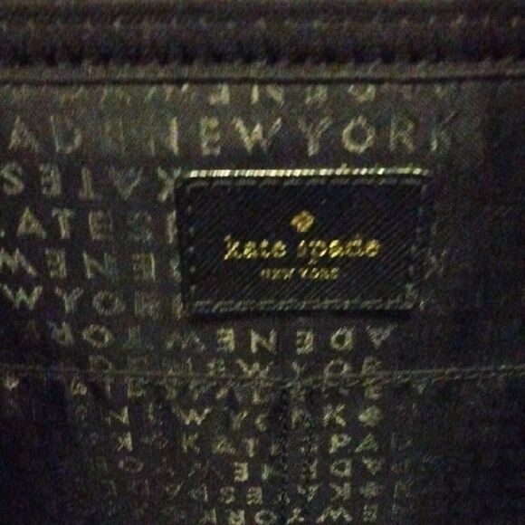 Kate Spade Black Backpack with Pink Floral Design - Picture 4 of 5